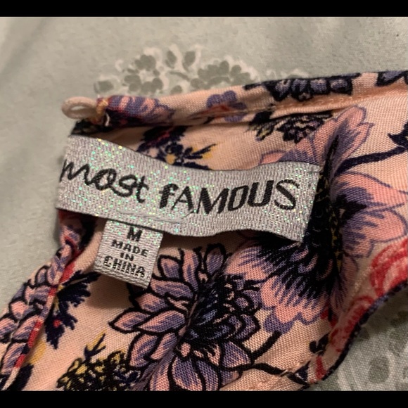 Pink Floral Jumpsuit - Picture 5 of 5